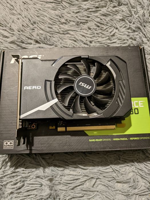 MSI GT 1030 2GB GDDR5 Aero ITX OC – Ідеальний стан, холодна