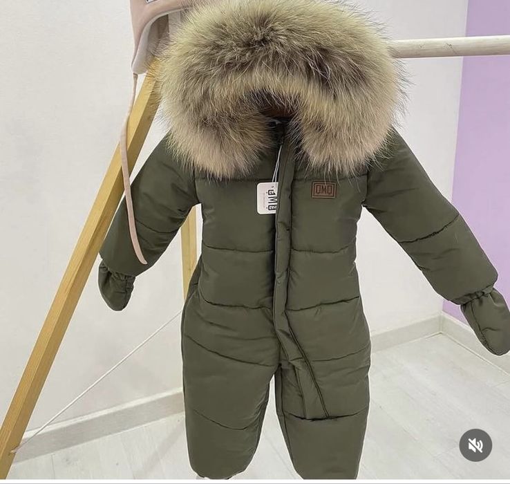 Термокомбінезон з хутром єнота 104