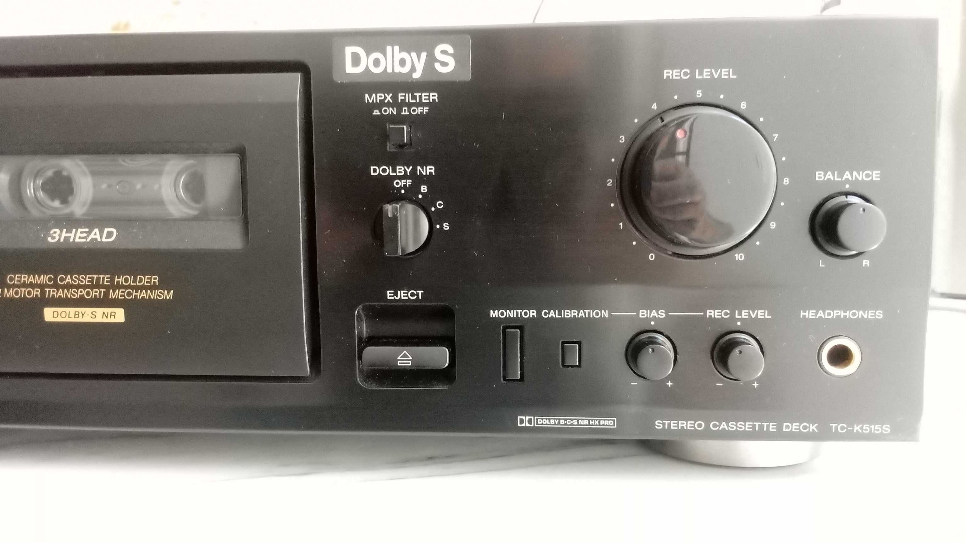 Sony TC-K 515S 3 cabeças Dolby S muito bom estado