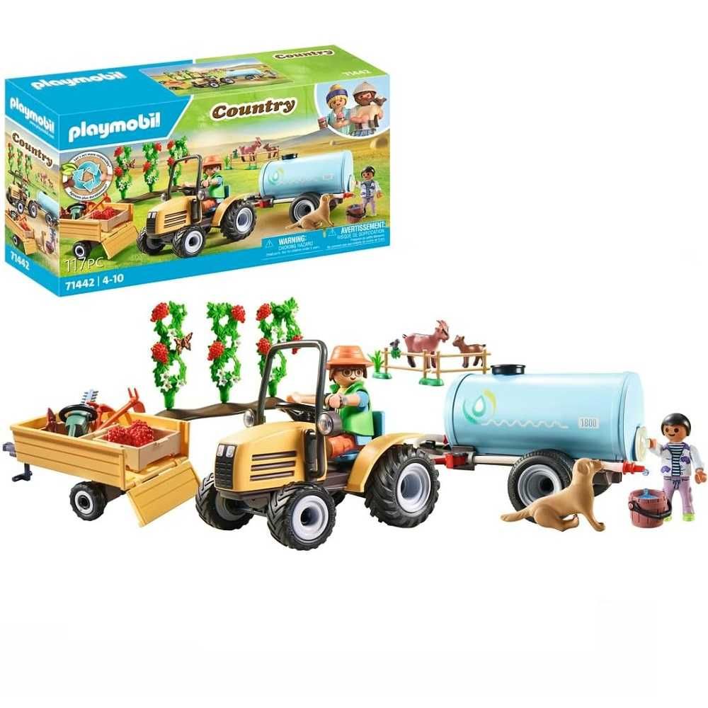 Playmobil Cpontry 71442 Traktor z przyczepą i zbiornikiem na wodę