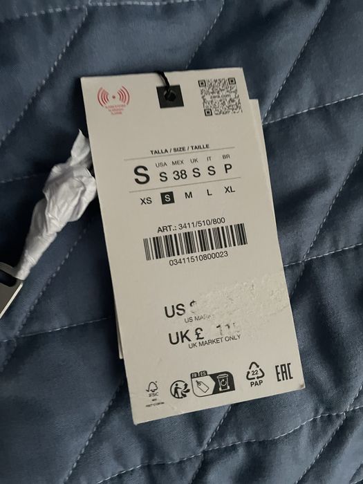 Пуховик Zara Нова колекція