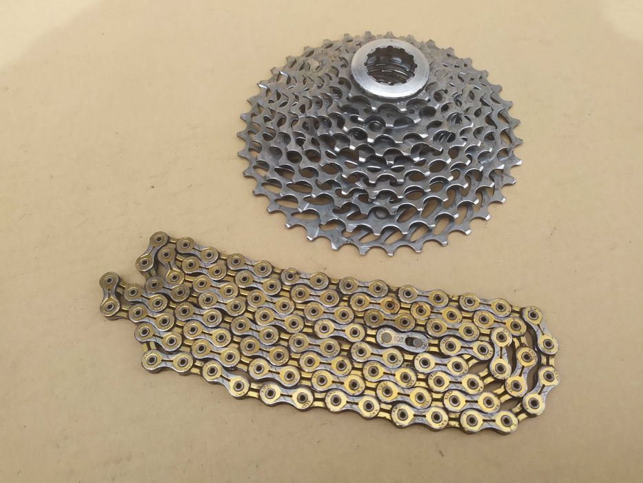 Kaseta SRAM PG-1070 + KMC X10 SL napęd 10spd