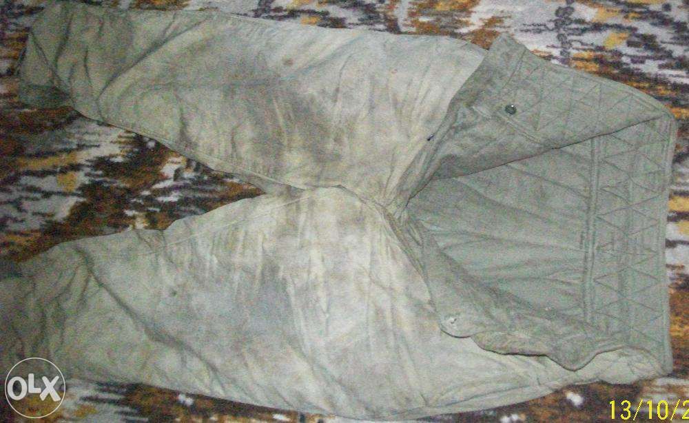 Продам зимние ватные брюки для зимней рыбалки.