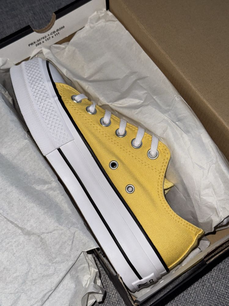 Trampki Converse Chuck Taylor All Star Lift Platform żółte