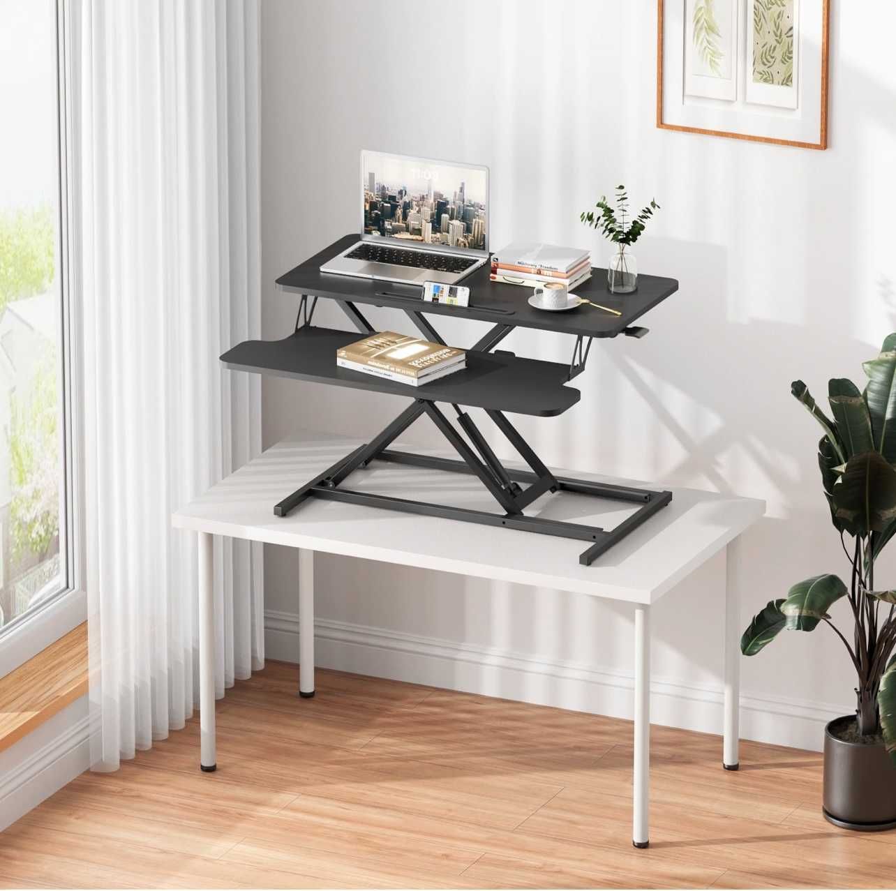 Sit-stand desktop workstation/ biurko dla dzieci