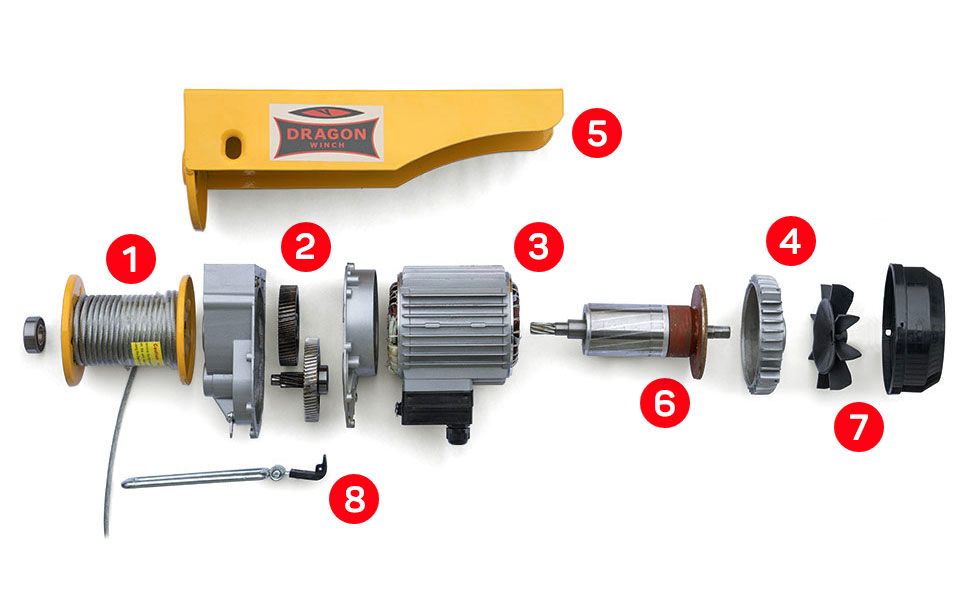 WCIĄGARKA ELEKTRYCZNA LINOWA 600kg 230V +RAMIĘ wciągarka budowlana