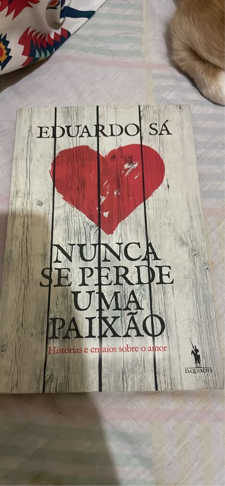 Livro “Nunca se perde uma paixão”