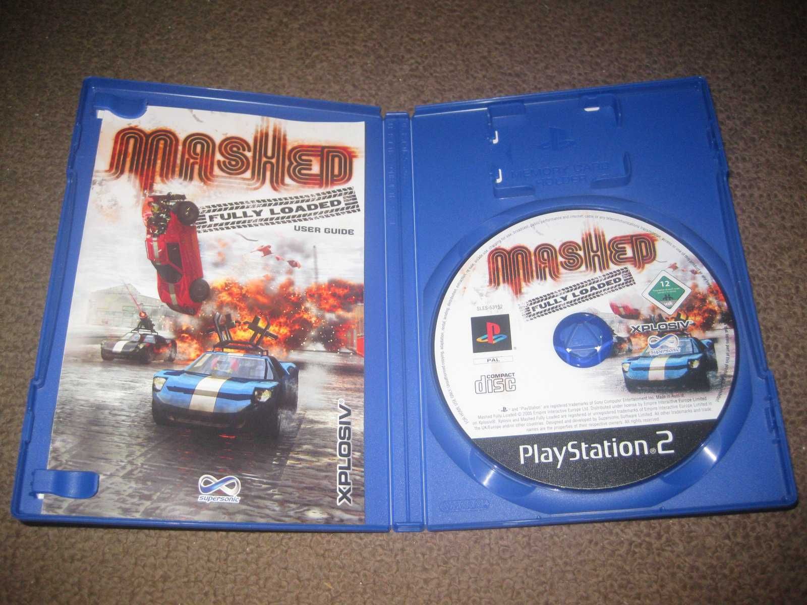 Jogo "Mashed" PS2/Completo!