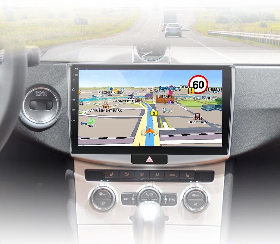 Rádio 10" android Volkswagen Passat B6 B7 CC CARPLAY WIFI GPS Novo