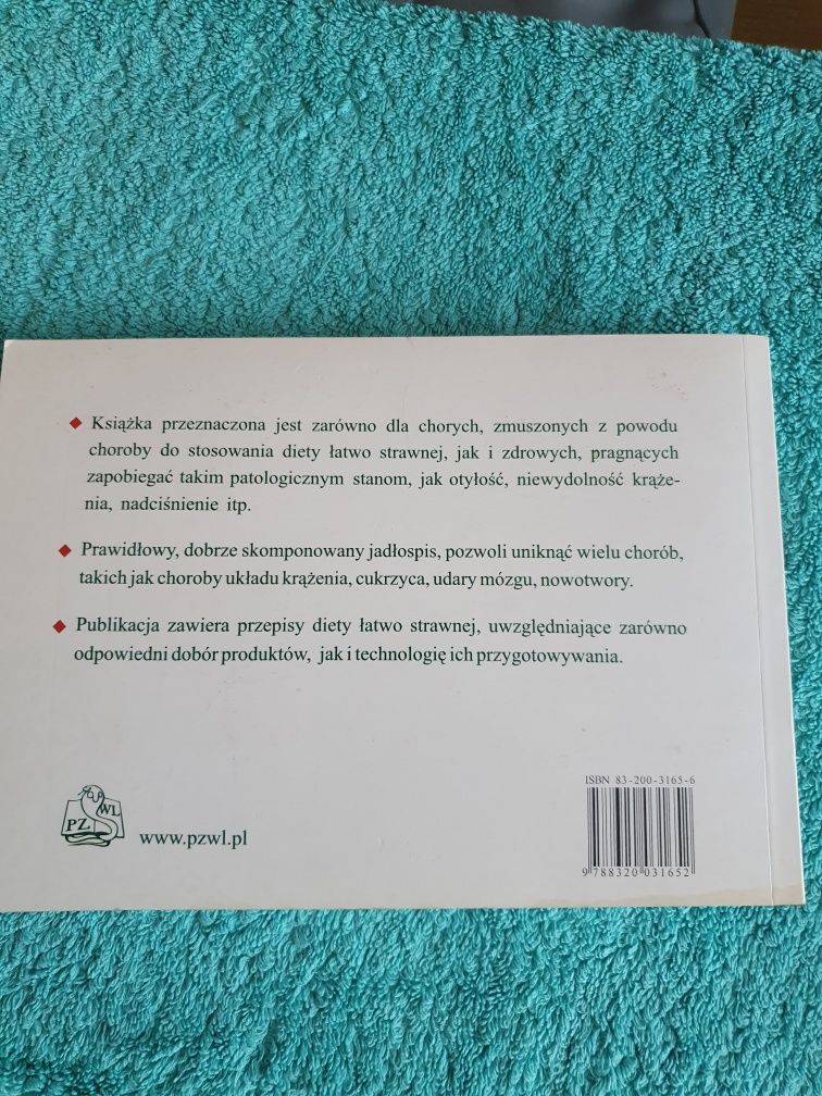 Książka dieta łatwo strawna  Anna Szczepańska