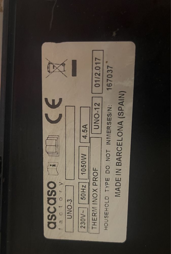 Ekspres ciśnieniowy Ascaso Uno-3 Prof Inox Termoblock