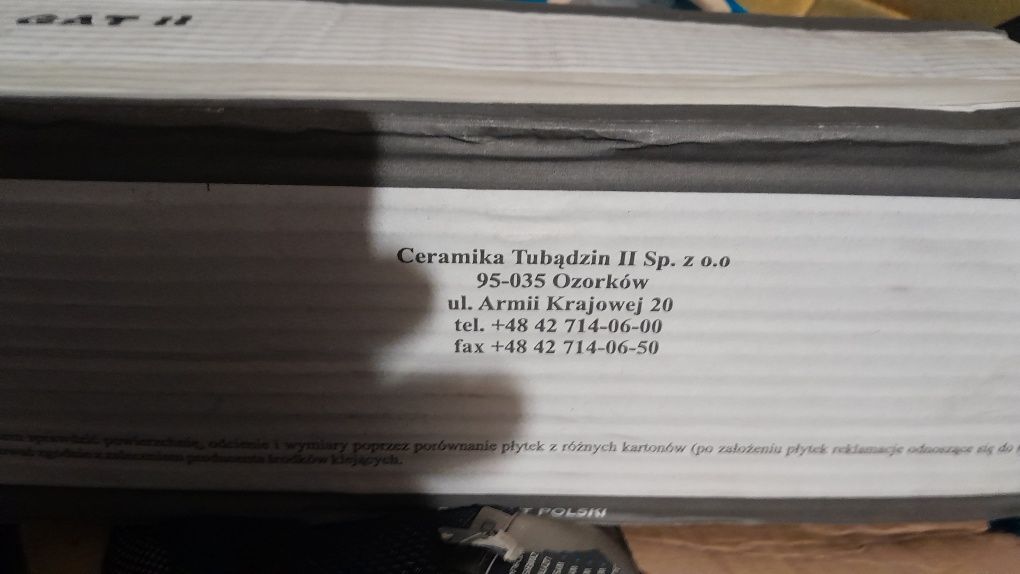 Płytki ścienne "Tubądzin- Majolika " 2 opakowania.