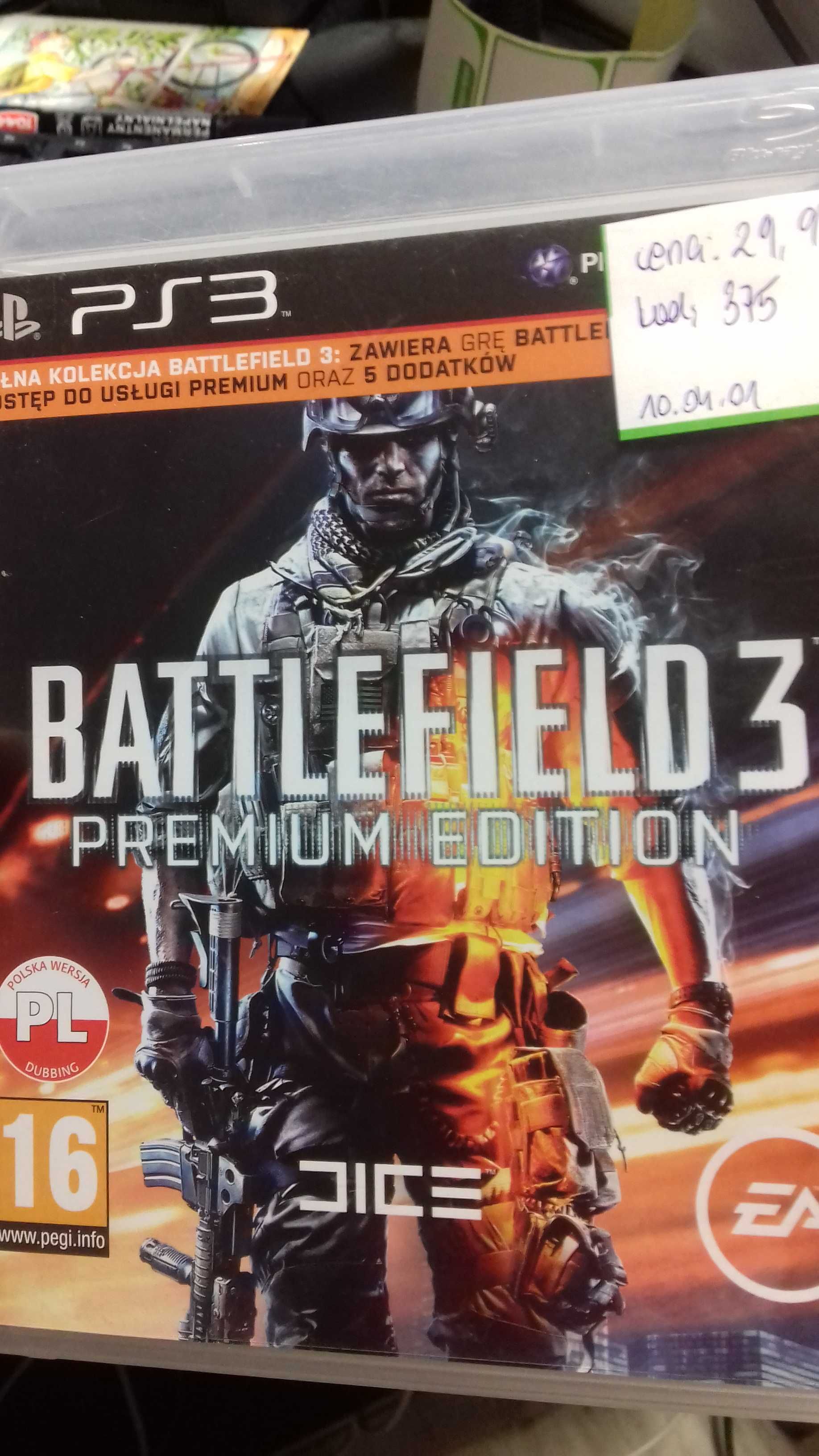 Battlefield 3 premium edition ps3, sklep tychy, wymiana