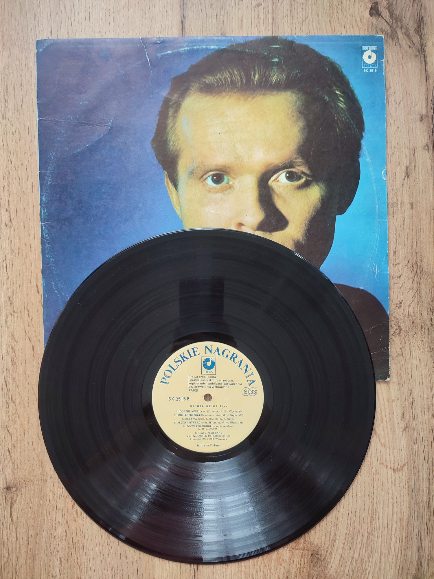 Michał Bajor – „Live” (1987) – LP winylowy