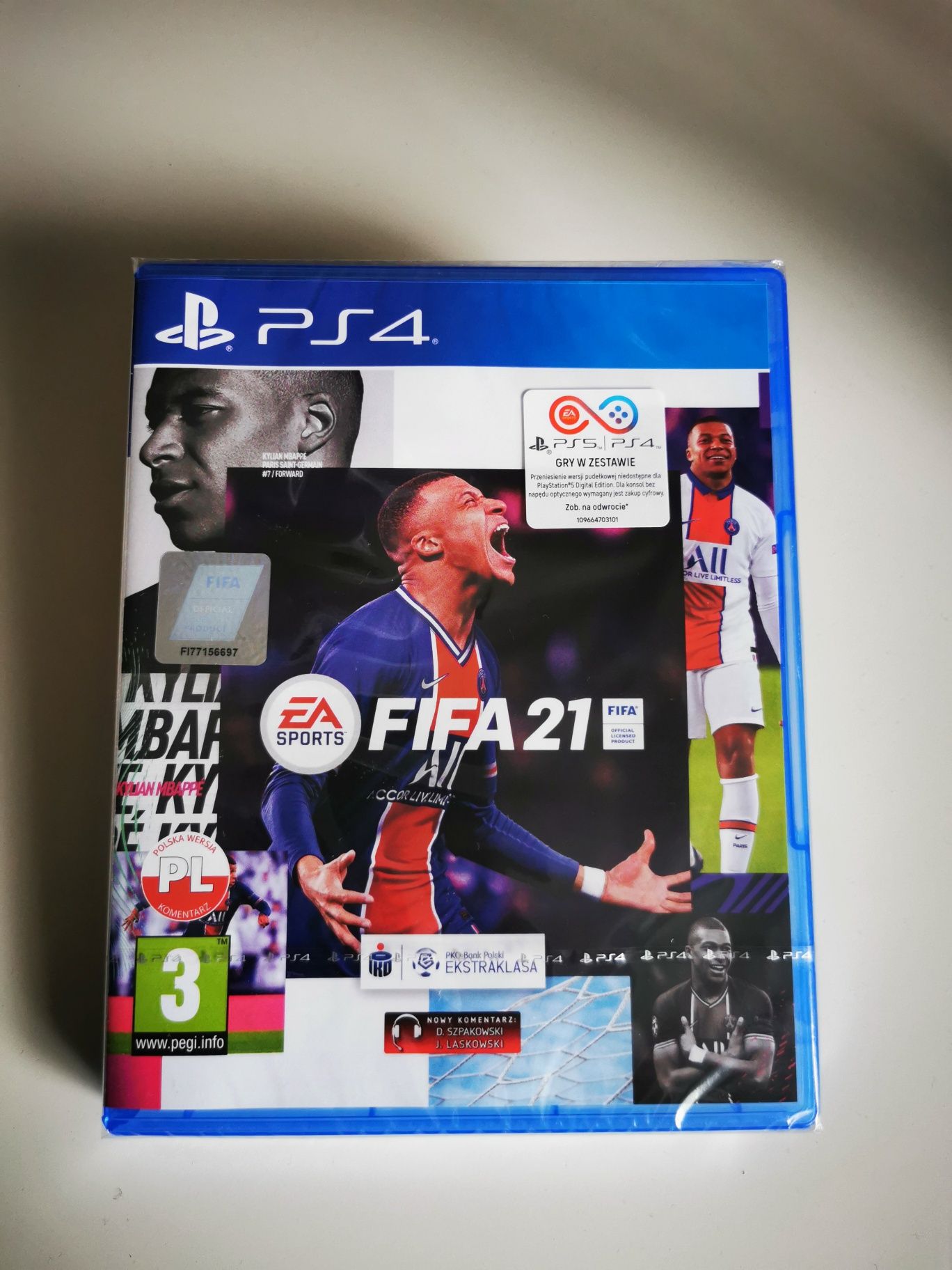 FIFA 21 PS4 PS5 NOWA, zapakowana w folii