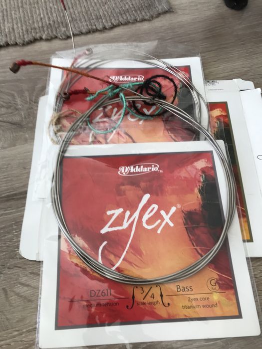 Dadario Zyex cordas para contrabaixo 3/4