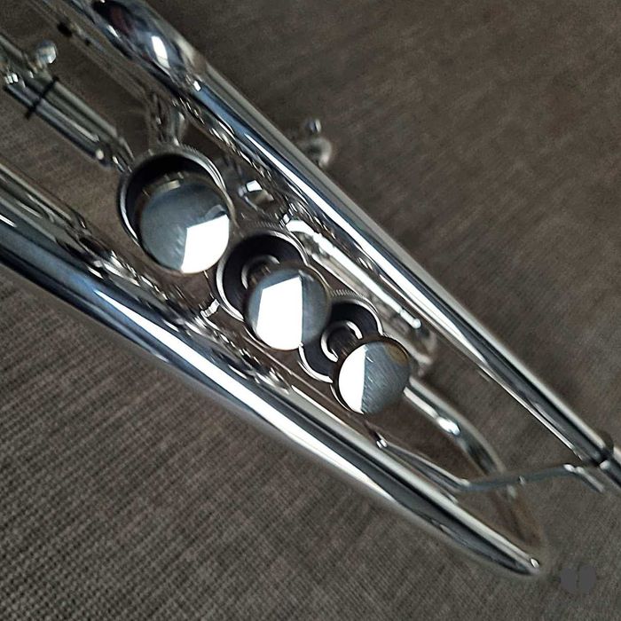 trąbka Jaeger New York tuned by Dr. John Diamond, srebro! gamonbrass