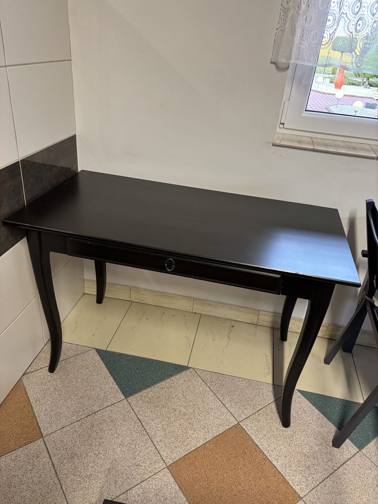Biurko/stolik IKEA LEKSVIK, szufladka stan bdb!