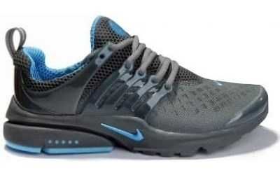 Кроссовки Nike Air Presto Black-Grey-Blue Найк Аир Престо мужские