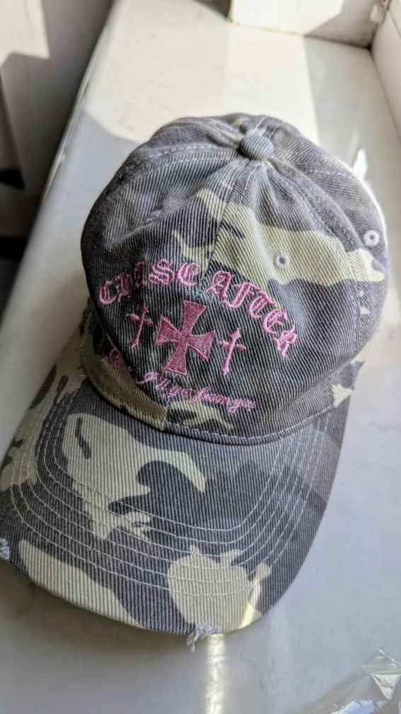 Кепка камуфляж chrome hearts pink