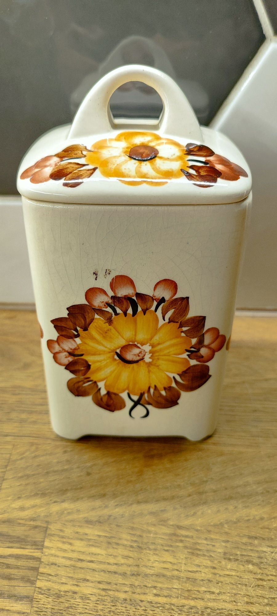 Pojemniki ceramiczne Koło - fajans zestaw
