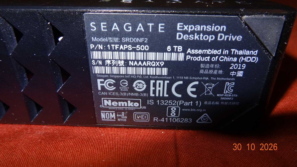 Dysk zewnętrzny Seagate Expansion 6TB  TANIO