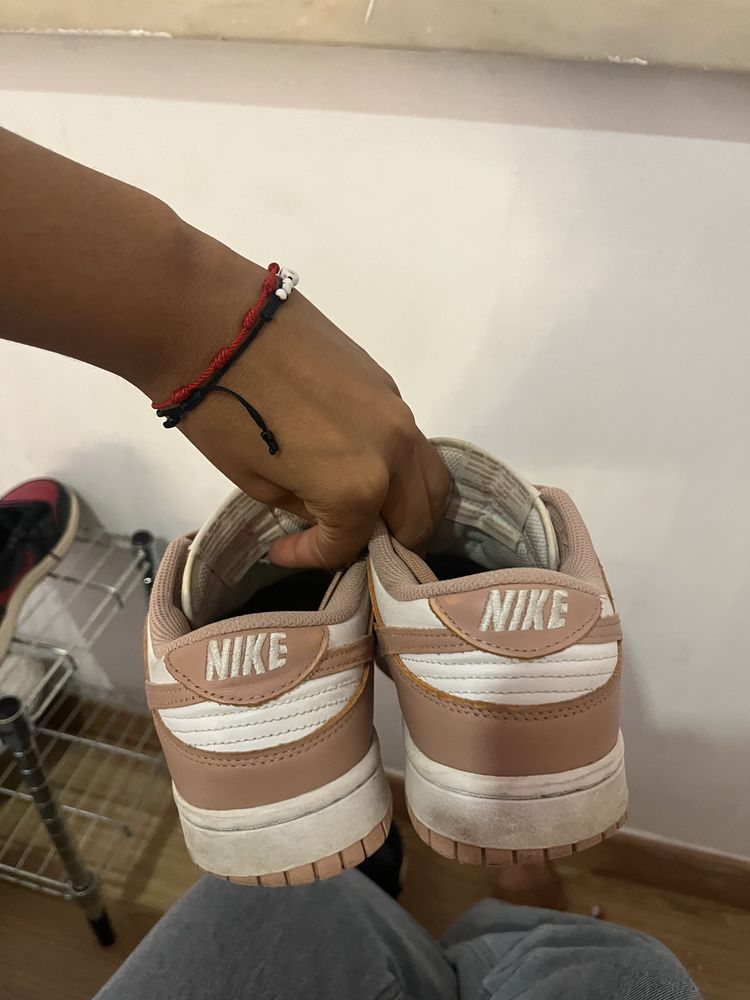 nike dunk rosa tamanho 38,5