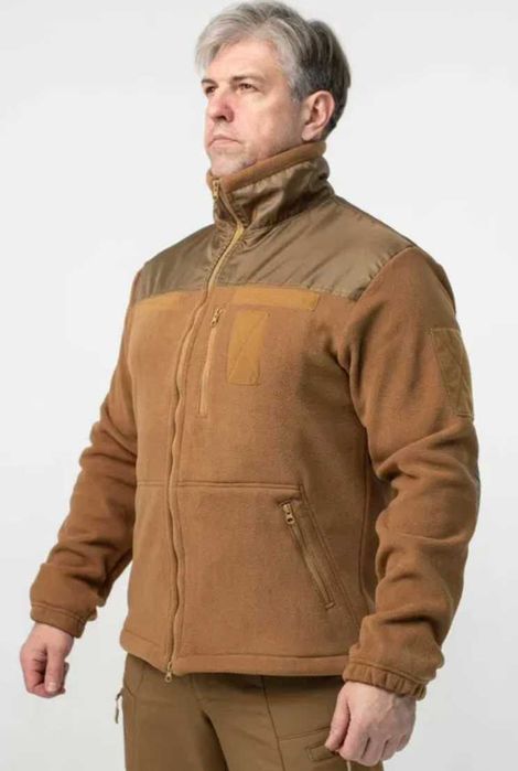 Тепла армійська фліска койот тактична флісова кофта військова фліска