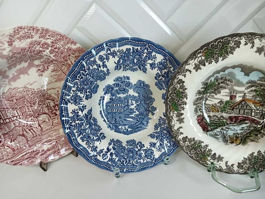 Stara porcelana angielska talerz głęboki