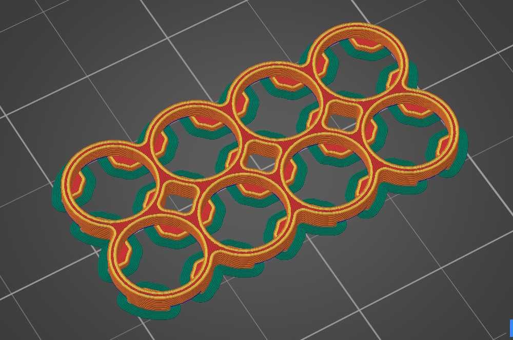 lifepo4 (акум 26650) holder холдер акумуляторов 4s1p 4s2p 4s3p