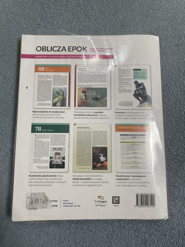 Oblicza epok 4 język polski