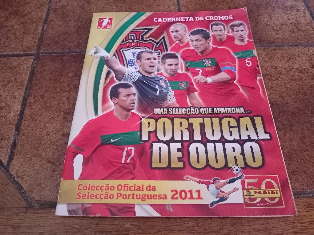 Cadernetas futebol, Portugal ouro + euro 2012 +  champions league 2011