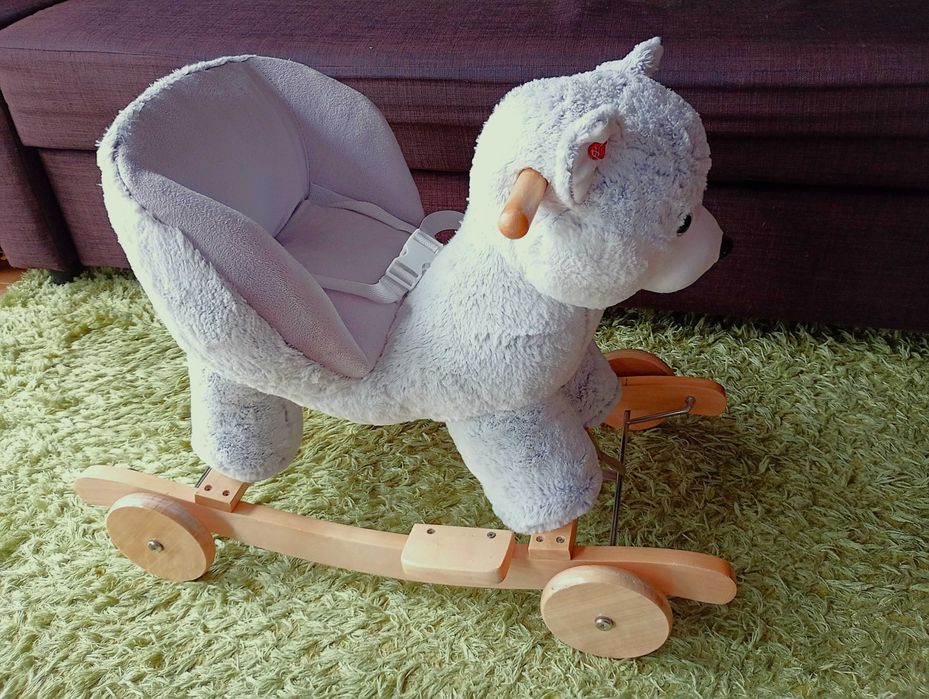 Bujak na biegunach / jeździk na kółkach 2w1 piesek husky