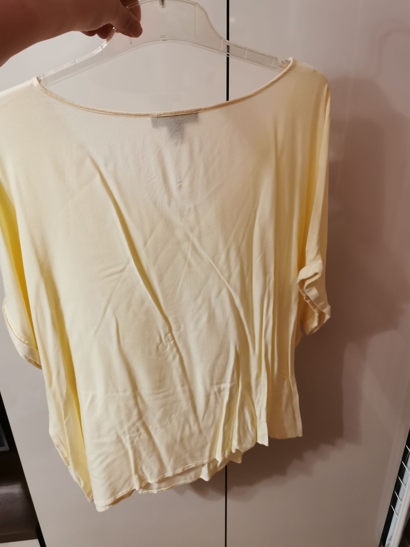 Bluzka koszulka krótki rękaw damska Atmosphere roz 48 xxxxl żółta