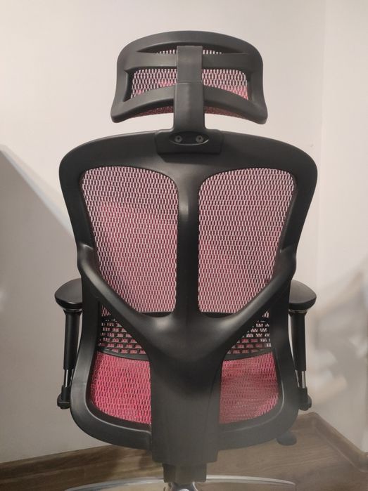 Fotel ergonomiczny biurowy ERGO 500 czerwony