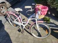 Rower Goetze 24' biało różowy