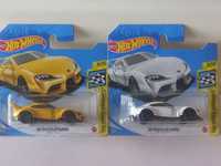 Conjunto 2 hot wheels 20 toyota GR supra