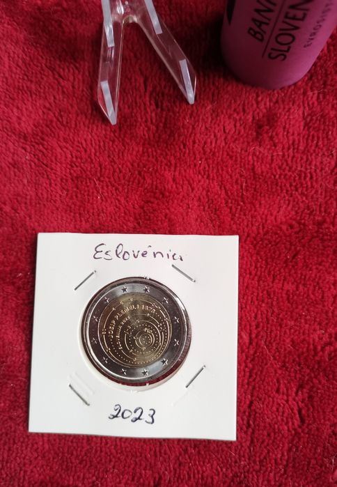 Moeda comemorativa de 2 € - Eslovénia 2023, "Josip Plemelj"