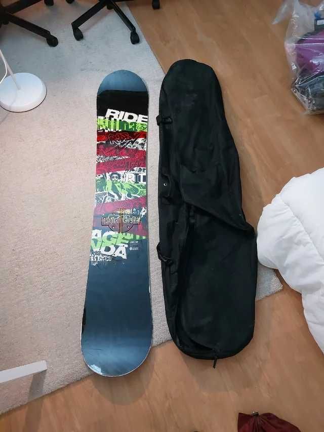 kit snowboard + fixações + botas