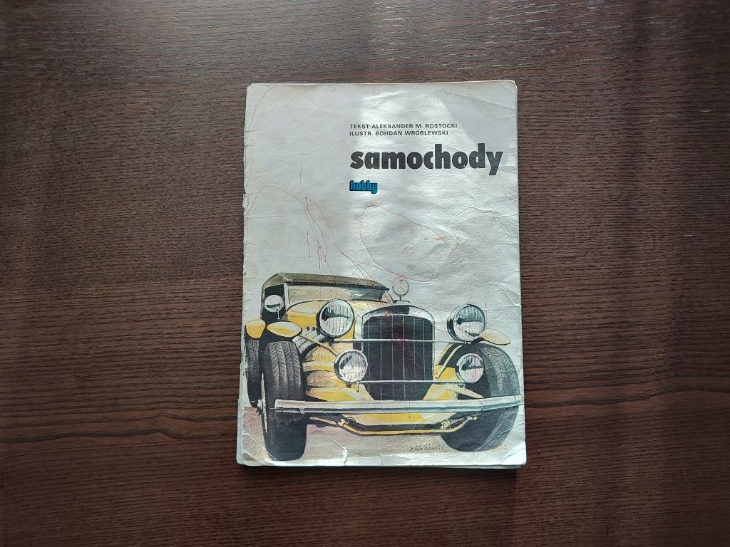 Wedel Album z naklejkami samochody - hobby kolekcjonerskie z PRL