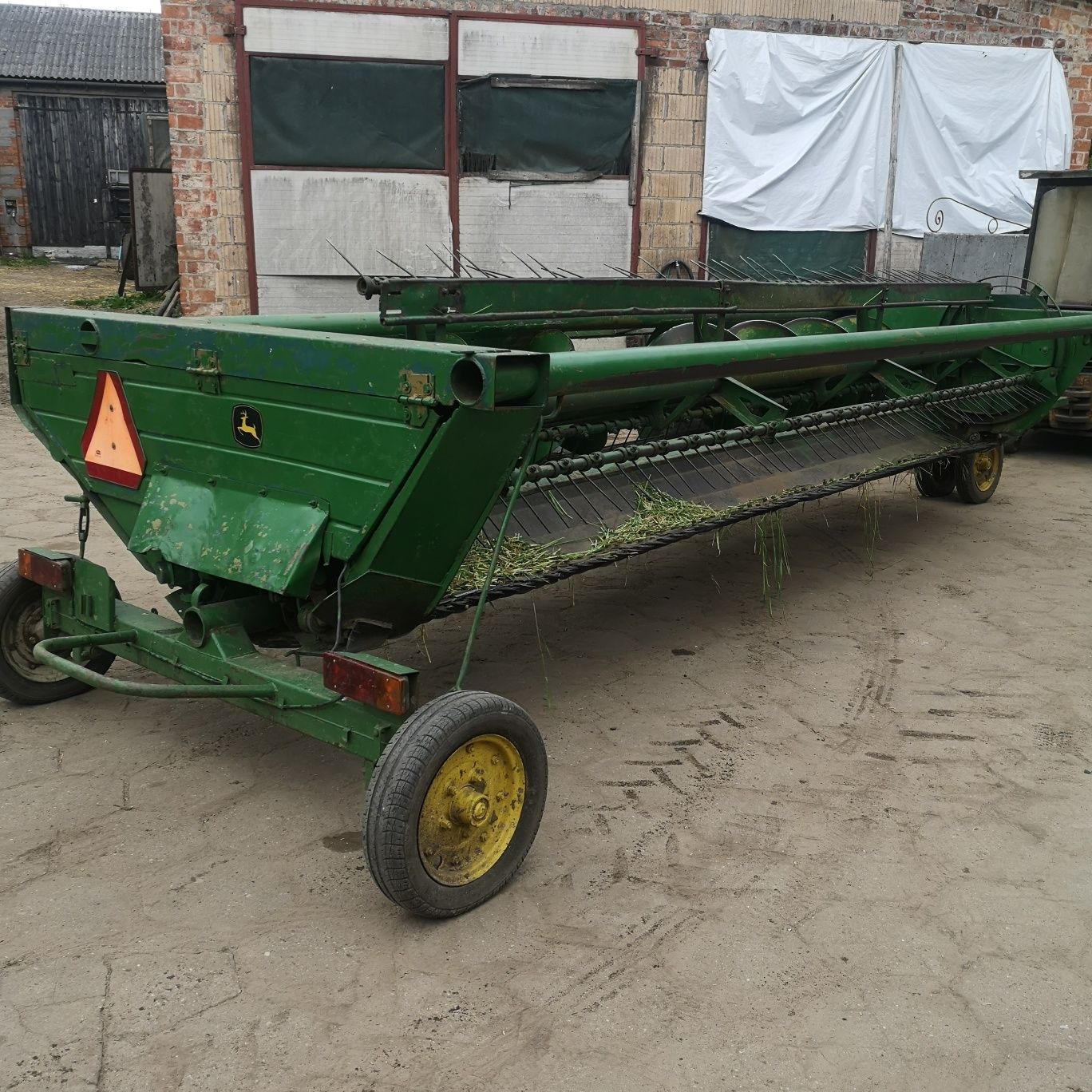 John deere heder do sieczkarni 6850żyta 5.5 metra