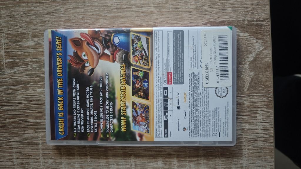 Crash team racing Nintendo switch