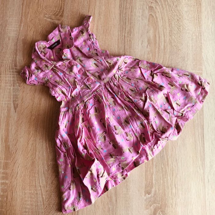 George śliczna sukienka w pieski 86-92 1,5-2 latka