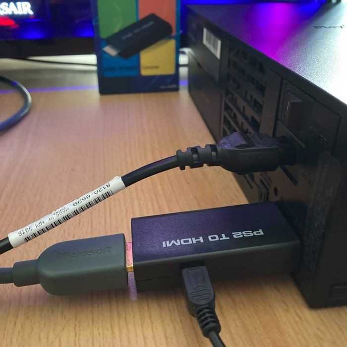 PS2 - Conversor PlayStation 2 para HDMI - NOVO