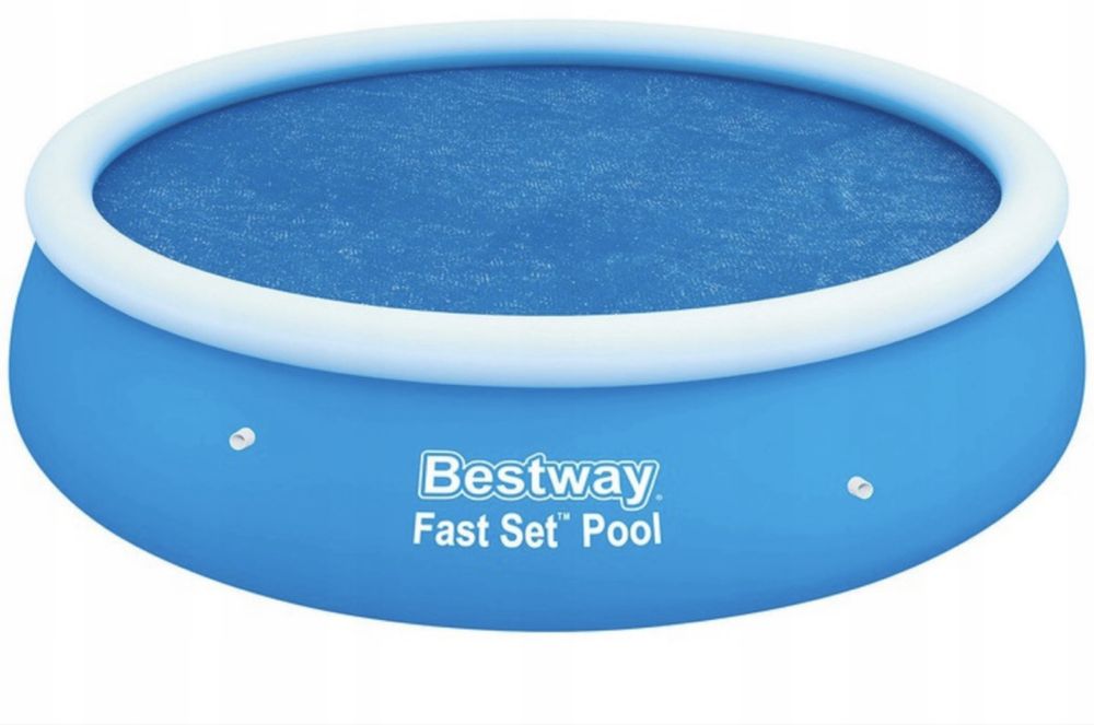 Plandeka pokrywa okrągła do basenu 305 cm bestway Fast Set 305 x 76 cm
