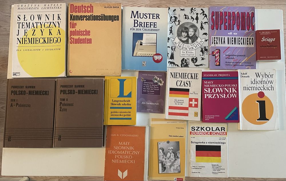 Słownik, samouczek angielski, niemiecki