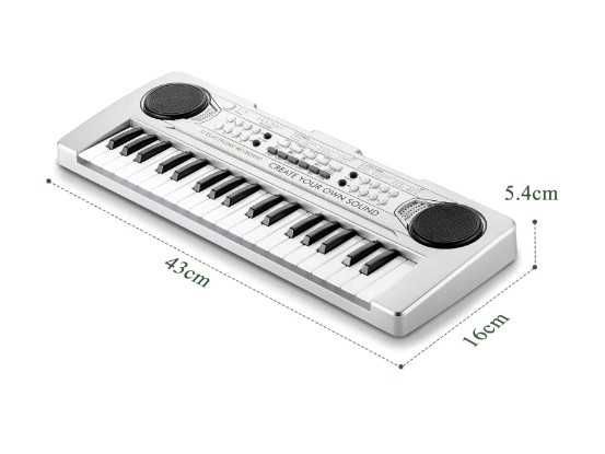 Pianino elektroniczne 37 klawiszy do nauki dziecięce z mikrofonem