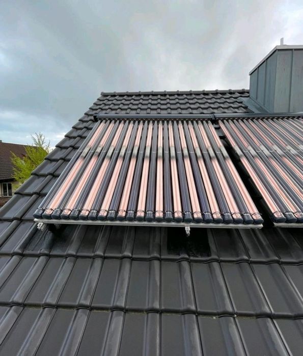 Zestaw kolektor słoneczny rurowy płaski