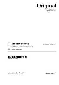 Katalog części Pottinger EUROPROFI 2