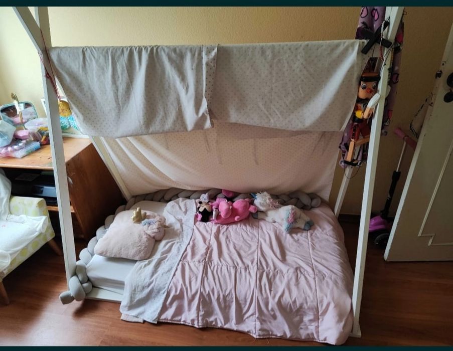 Cama de criança Tipi 140X70 cm Zy Baby